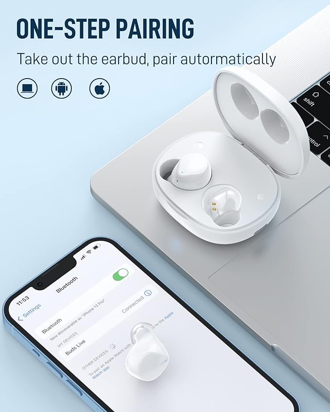 PISEN Auricolari Bluetooth Cuffie