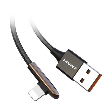 PISEN 数据线 L 型(迷你)适用于 iPhone 5/5s/6/6s/7/8/X … 1.2M