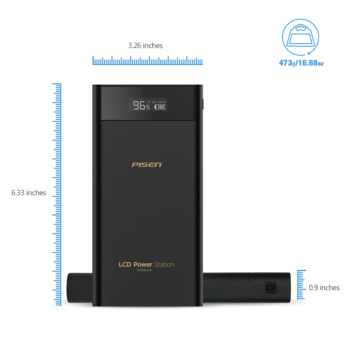 品胜 LCD PowerStation 20000mAh