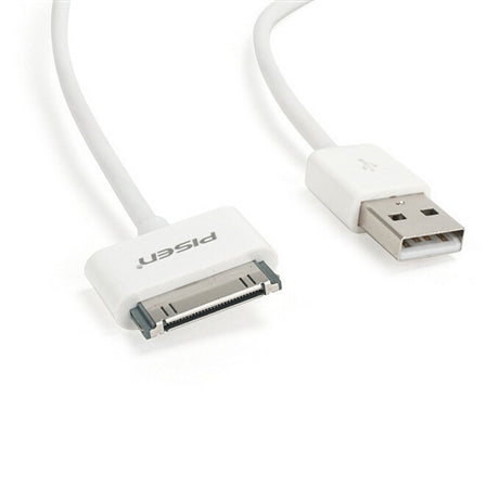 PISEN 数据线 适用于 iPhone 4/4S /Ipad1-Ipad4 0.8M AP01-800 白色