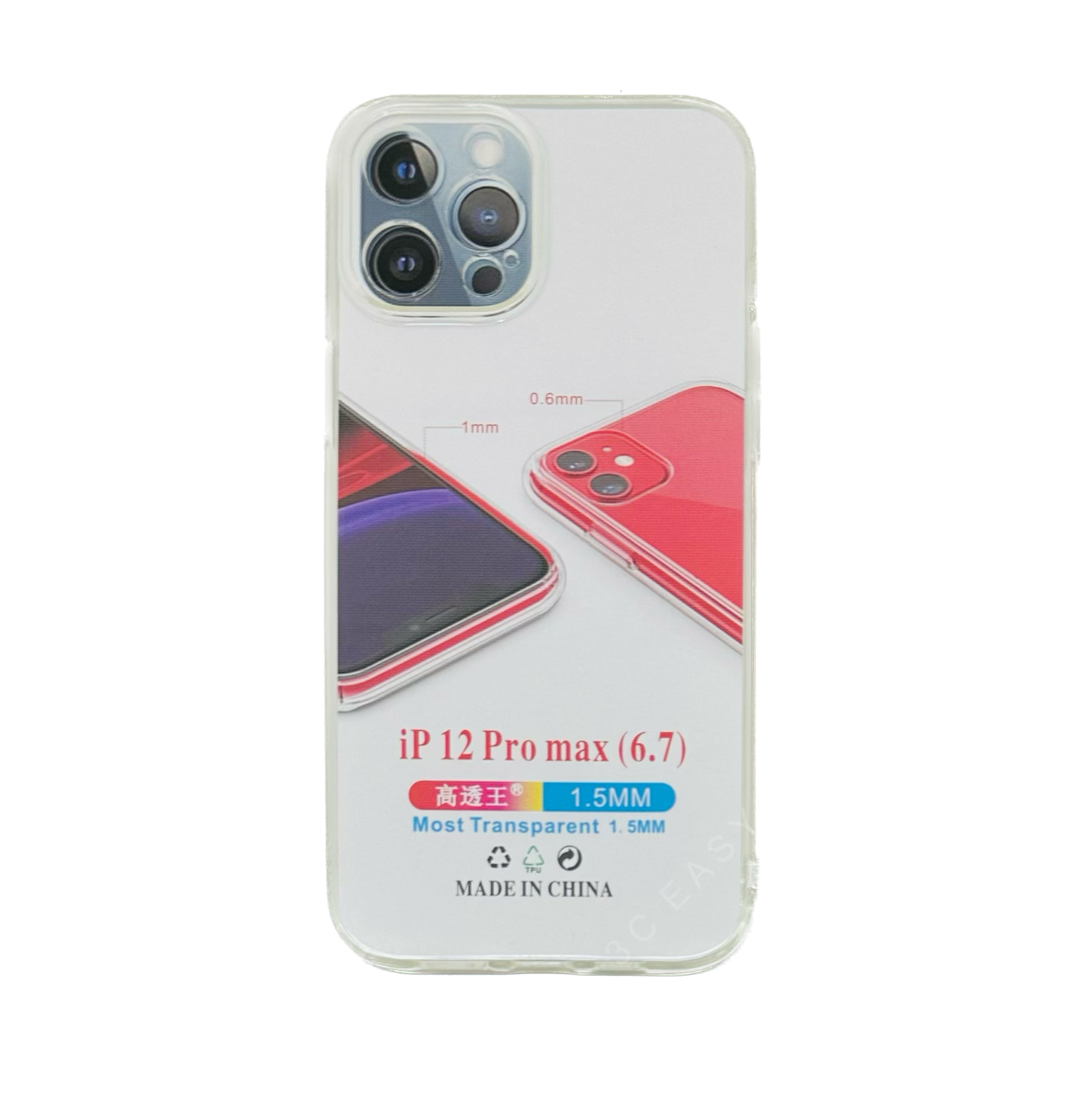 Cover iPhone 12 Pro Max Trasparente