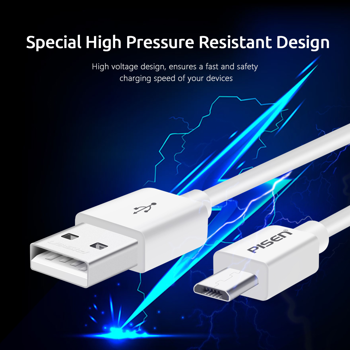 品胜 Micro USB 3M MU02-3000