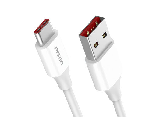 Pisen USB Type-C 转 USB 5.0A 超级充电 3.3 英尺电缆 1M
