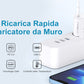 Caricabatterie 30W USB‑C Caricatore Type-C Cavo  per Adattatore di Ricarica