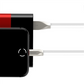 PISEN 锌合金电缆 iPhone 5/5s/6/6s/7/8/X … 1M AL08-1000 黑色 白色